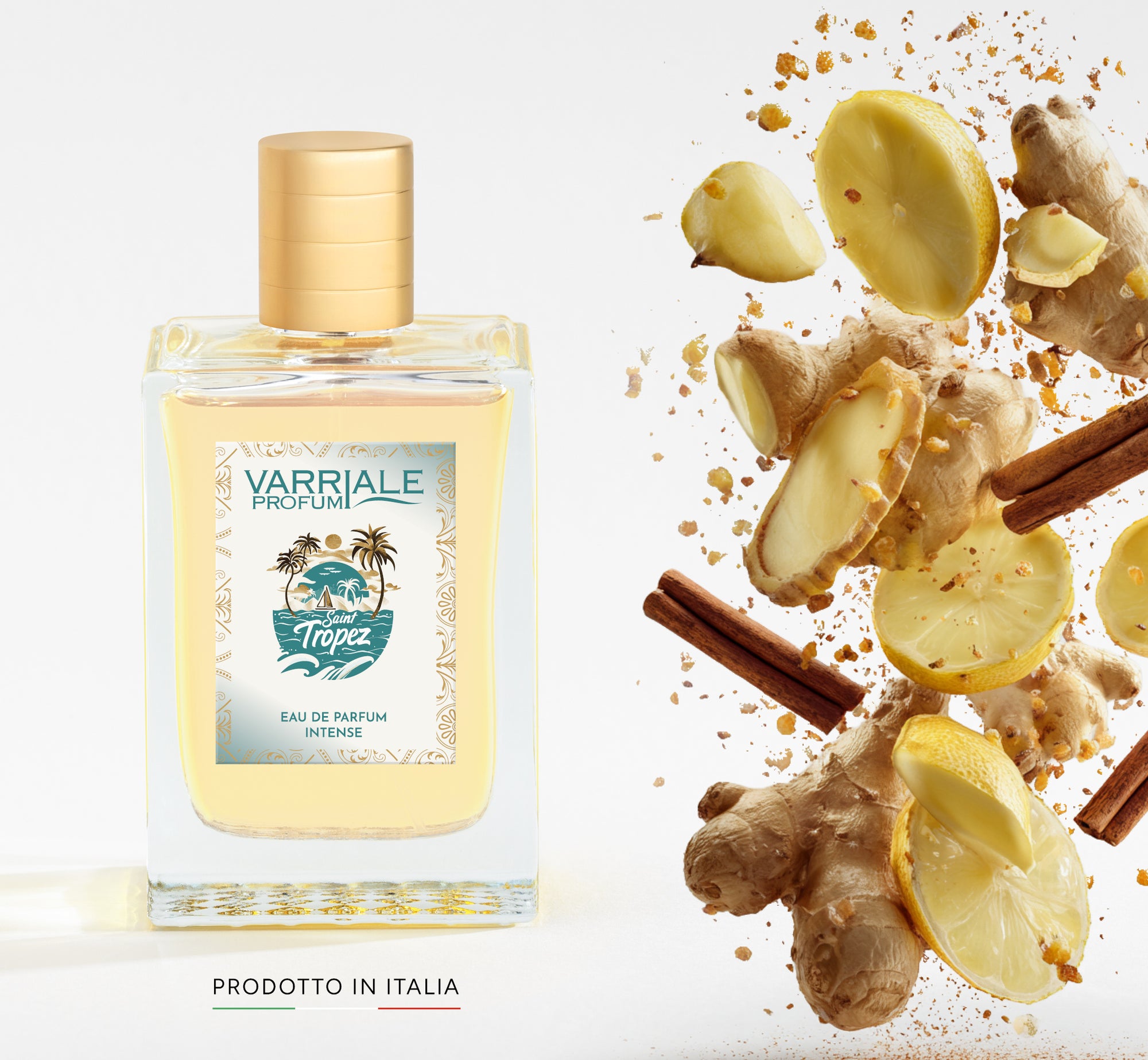 Profumo Saint Tropez Varriale Profumi, fragranza agrumata aromatica ispirata a Louis Vuitton Imagination